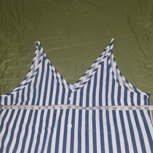 Blue and White striped summer dress